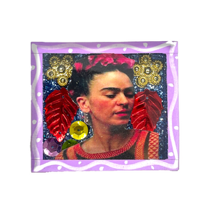 Handmade Square Shadow Box Nicho - Frida Photo Magnet – Muertolandia.com