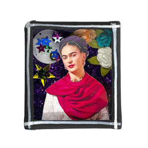 Handmade Square Shadow Box Nicho - Frida Photo Magnet – Muertolandia.com