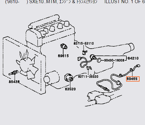 3sge Beams O2 Sensor