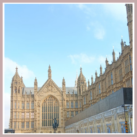 House of Lords at the Houses of Parliament in Westminster