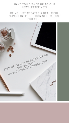 Sign up to our newsletter and join our Cocorose Family