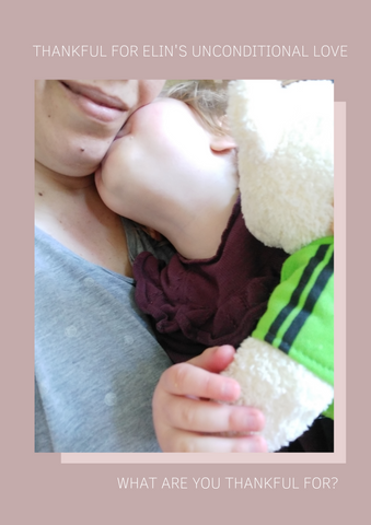 Cuddles with Elin | Grateful for the time we're able to spend together