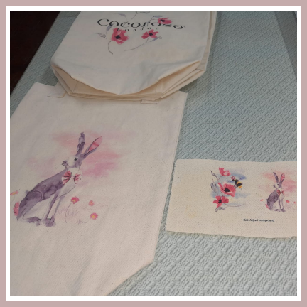 Digitally printed canvas bags