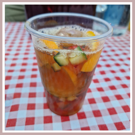 Pimms for the royal coronation street party