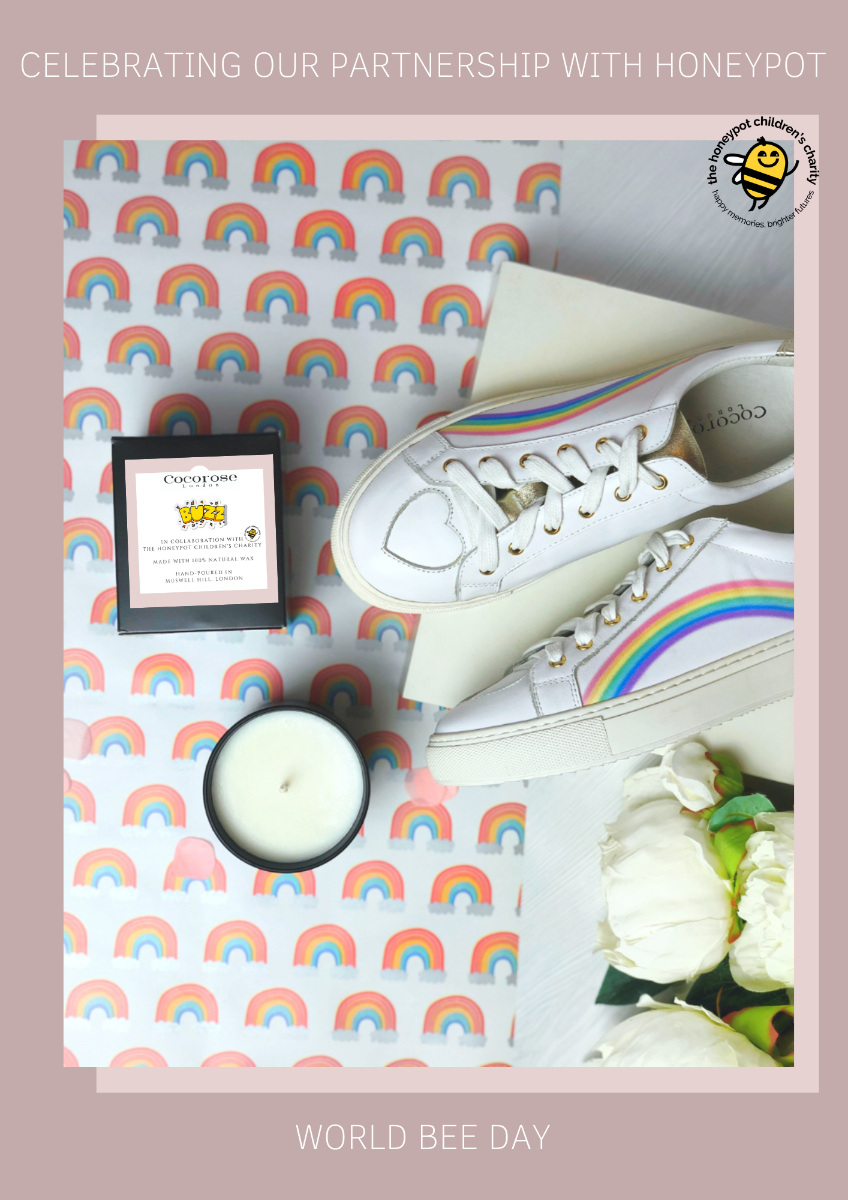 Hoxton Rainbow Trainers and The Buzz Candle