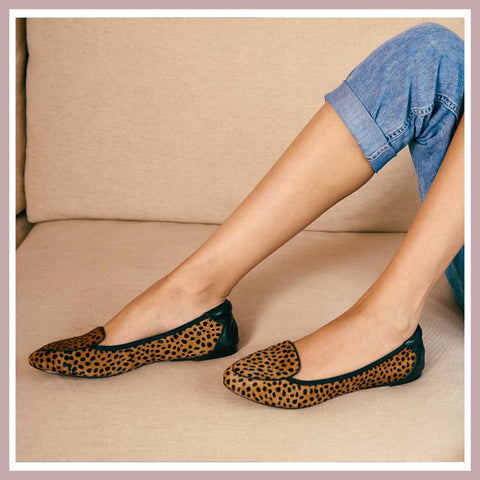Clapham - Leopard Print Leather Loafers