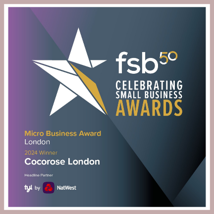 cocorose london wins regional micro business award 2024 for london