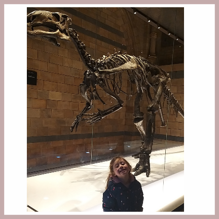Elin and Eren at Natural History Museum