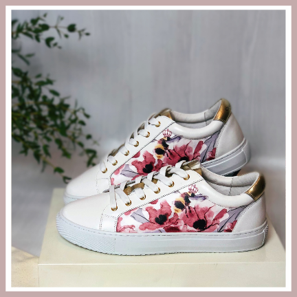 Hand Painted Queen Bee Trainers