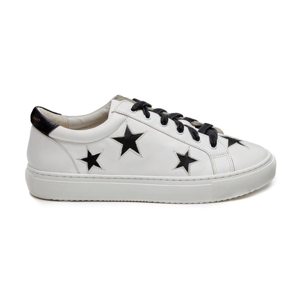 white trainers with stars on them