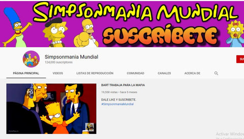 Simpsons Youtube