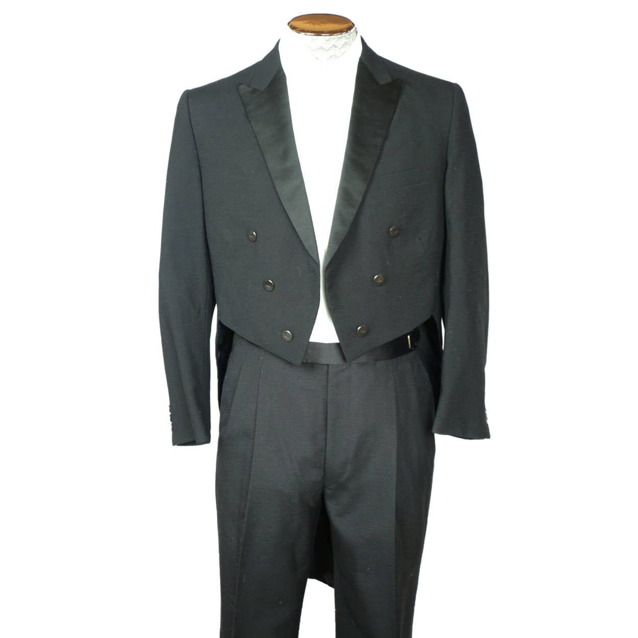 Vintage 1960s Tuxedo Tailcoat Formal Tails Custom Tailored Size M L ...