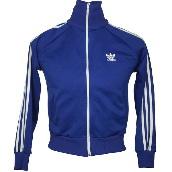 Vintage 1970s Adidas Track Jacket Trefoil 3 Stripe Old School Mens Size ...