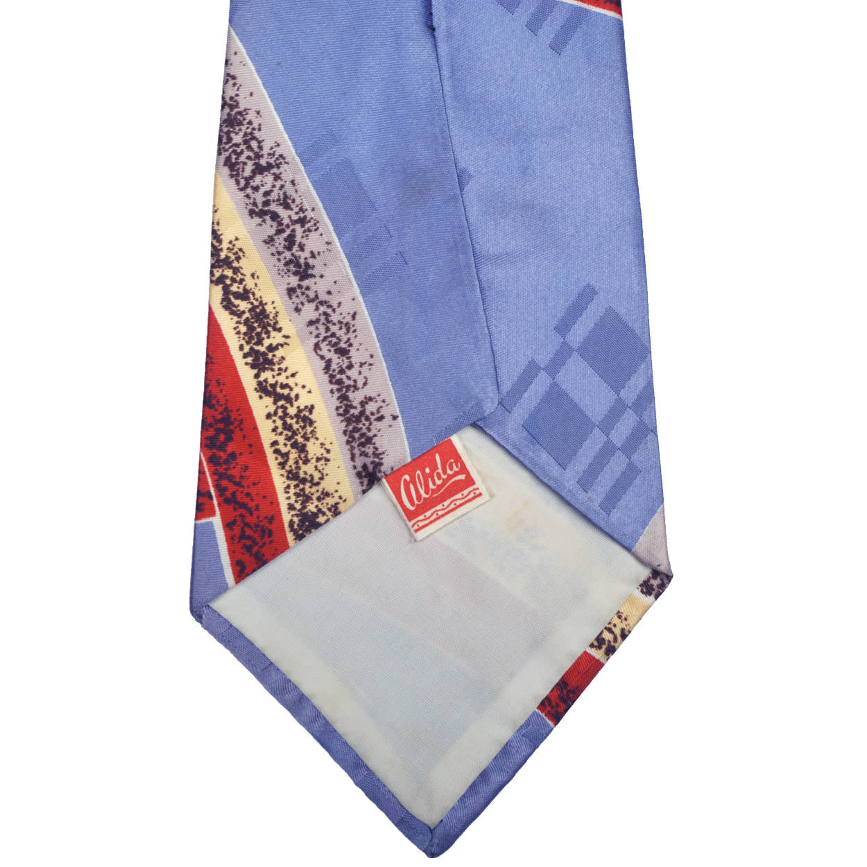 Vintage 1940s Swing Tie Mens Satin Necktie by Alida Authentic 40s 50s