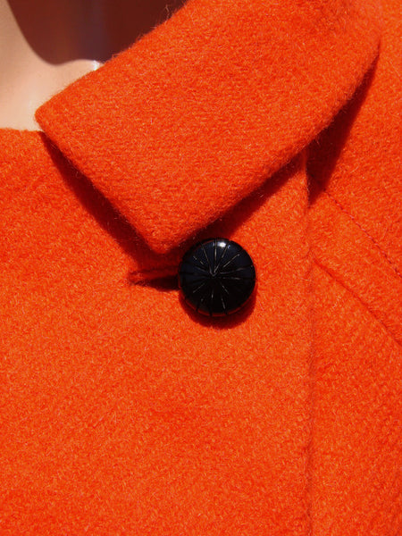 1960s Orange Wool Suit by Bianco - Italian Couture