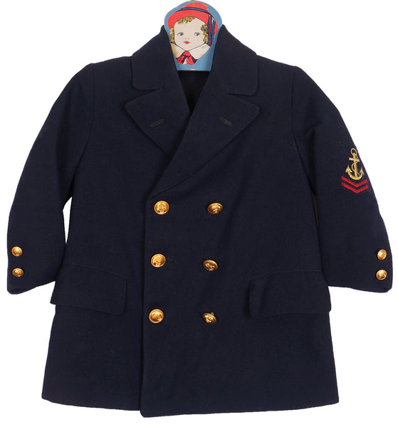 World War 2 Navy HMS Orion Sailors Hat and Coat for Child Size 5