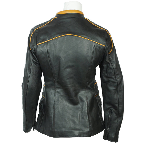Vintage NWT Brimaco Cafe Racer Leather Motorcycle Jacket S