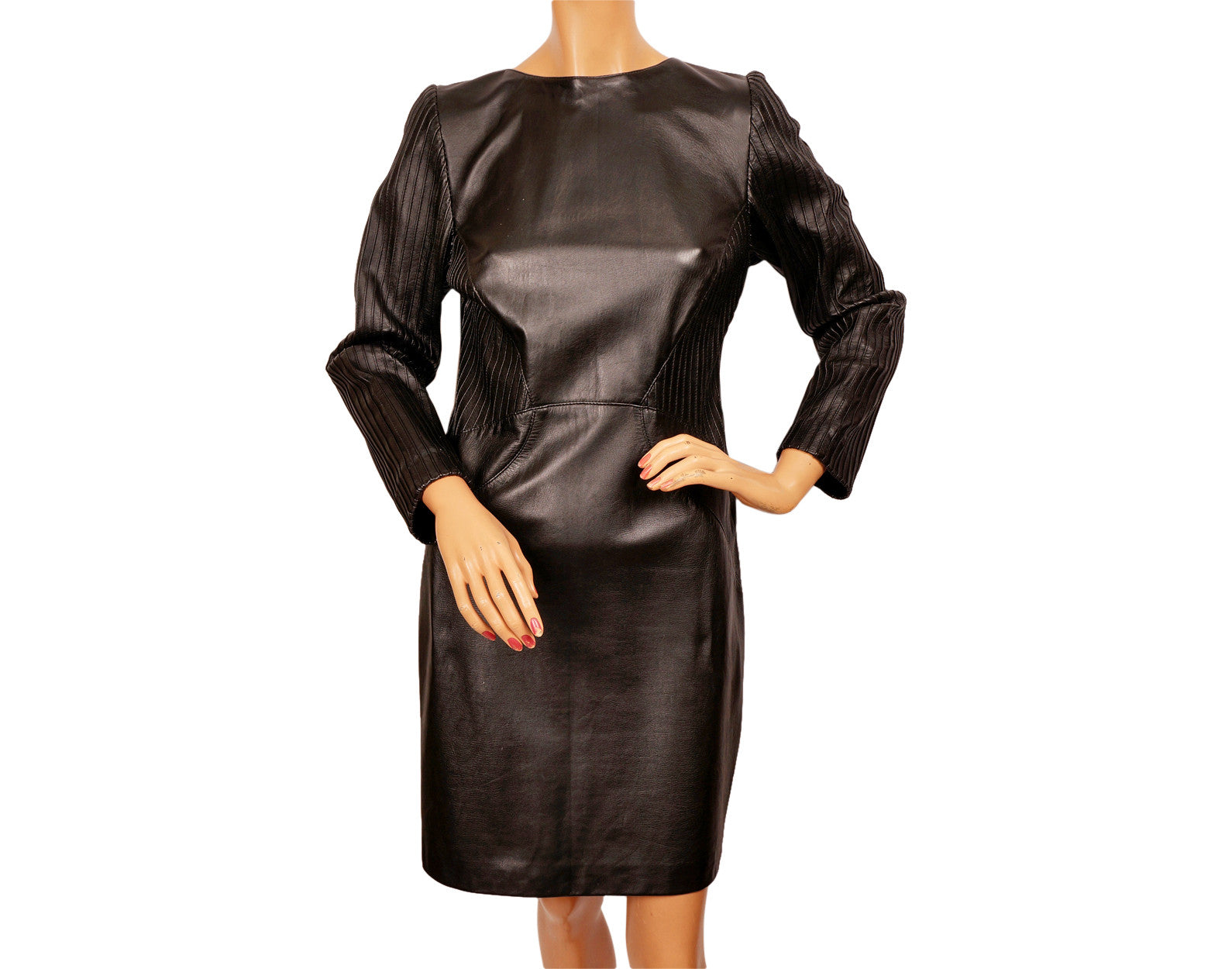 vintage leather dress