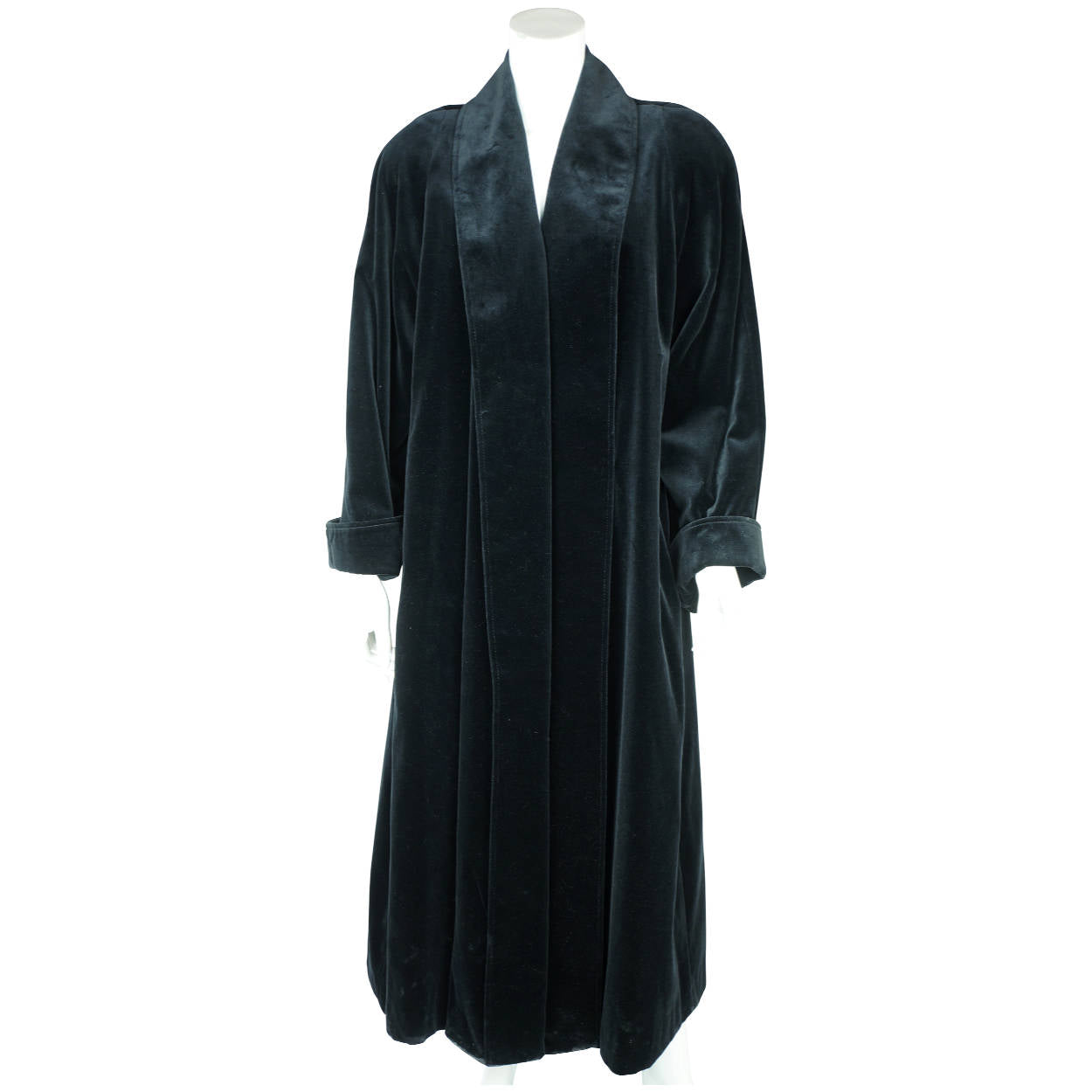 black evening coat