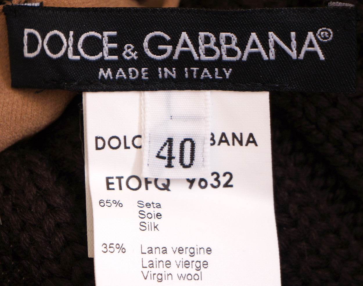 Vintage Dolce and Gabbana Dress 1990s Sequin Sweater