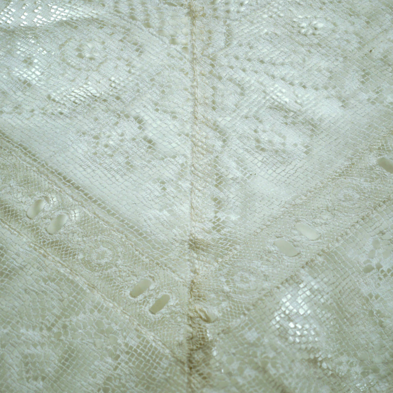 Antique Edwardian White Cotton Petticoat & Chemise Set w Lace Trim Size ...