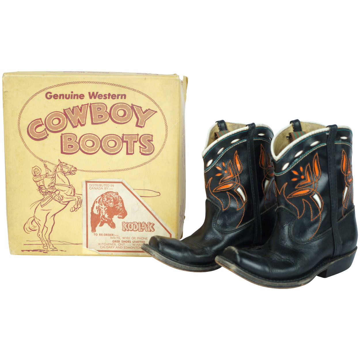 Vintage 60s Acme Cowboy Boots for 