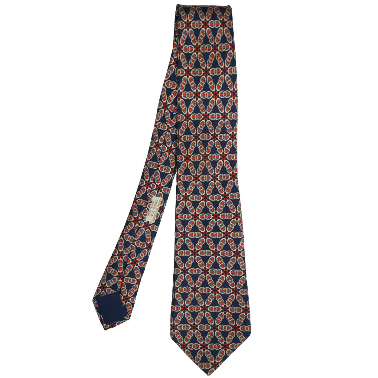 Vintage Hermes Tie Silk Twill 7055 TA 