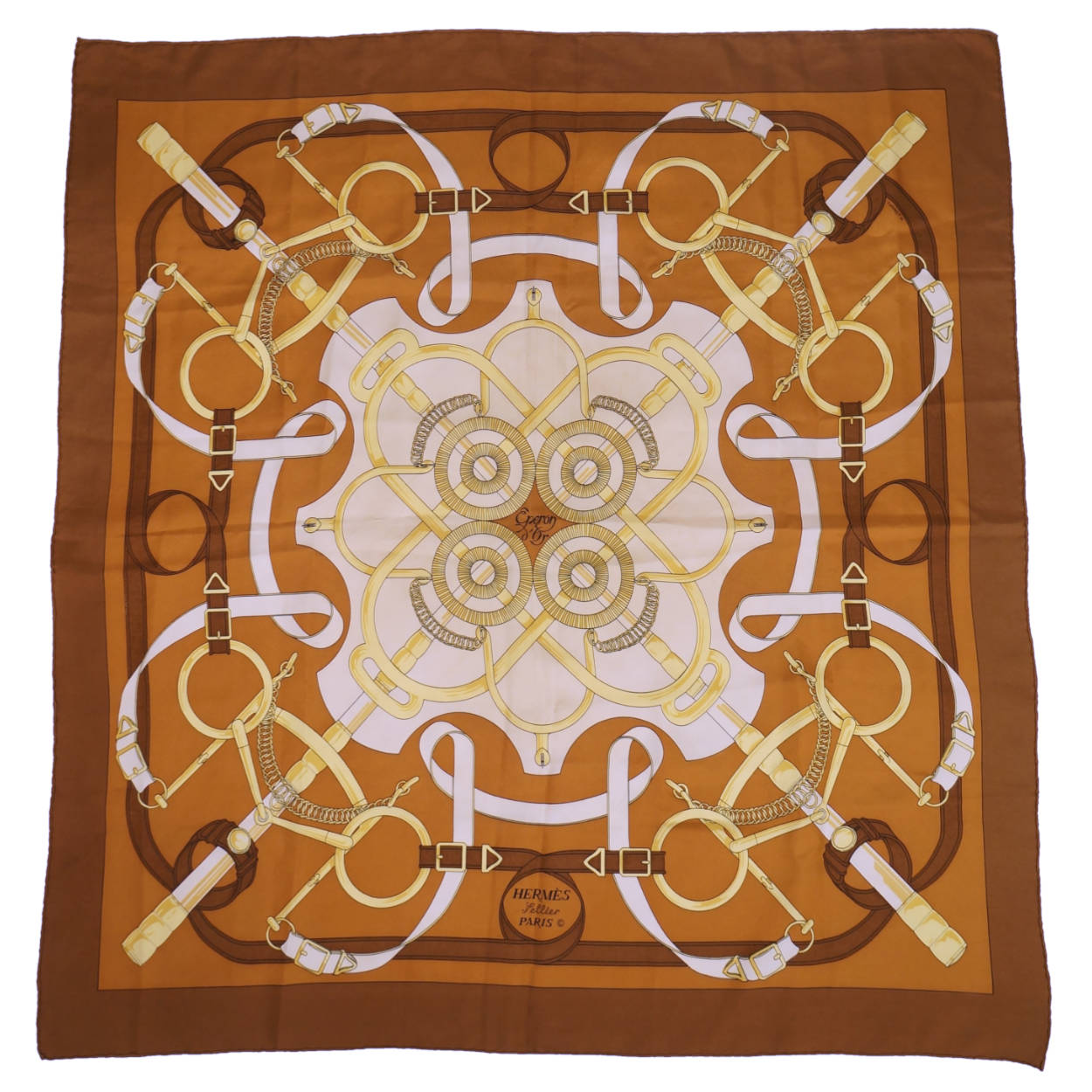 vintage hermes silk scarf