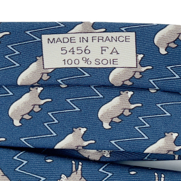 hermes bull bear tie