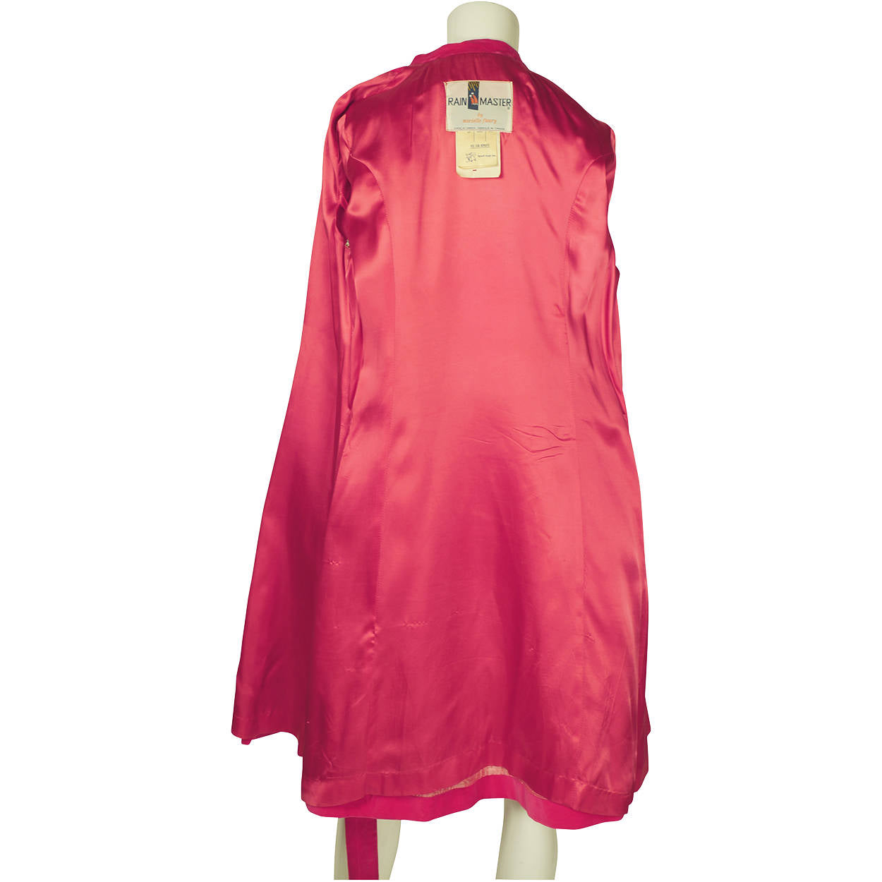 Vintage Pink Velvet Coat by Rainmaster 1970s Canadian Design - Marielle ...