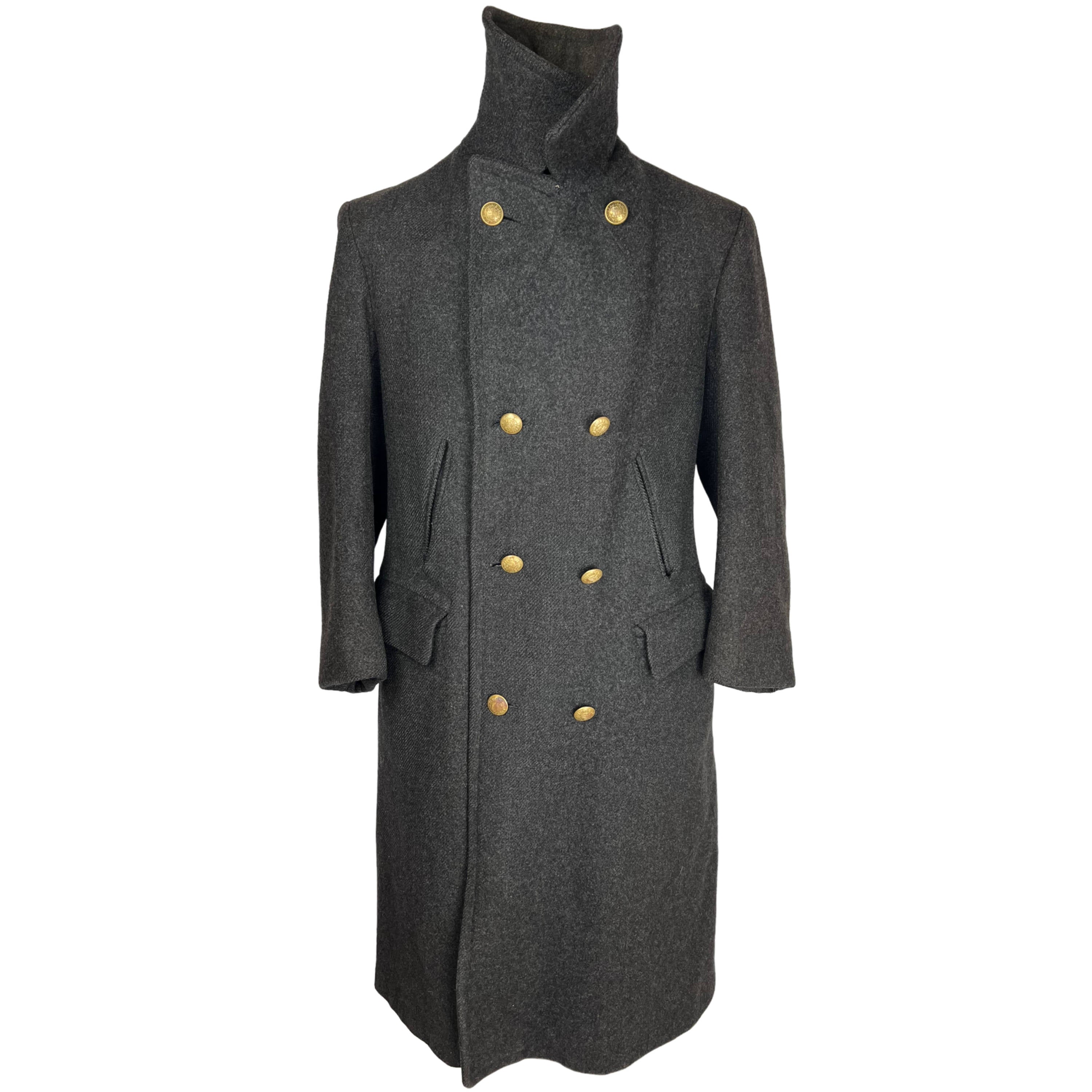 Vintage Montreal Tramways Coat Workman Uniform Overcoat 1930s