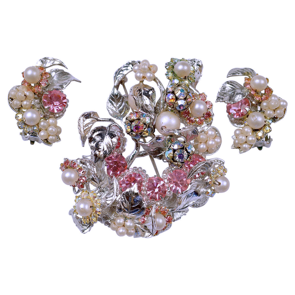 vintage rhinestone brooches