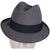 Vintage 1950s Mens Stetson Fedora Hat Grey Large 7 1/4 Canada - Poppy's Vintage Clothing