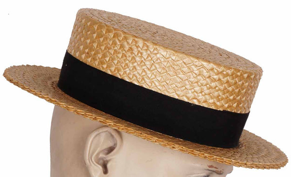 mens skimmer straw hats