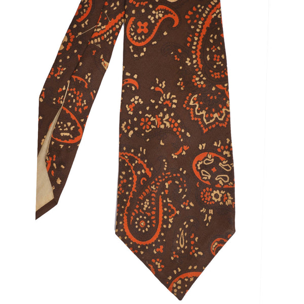 Vintage Tie 1930s Necktie by Tooke Montreal Kentwood Prints Paisley Pa