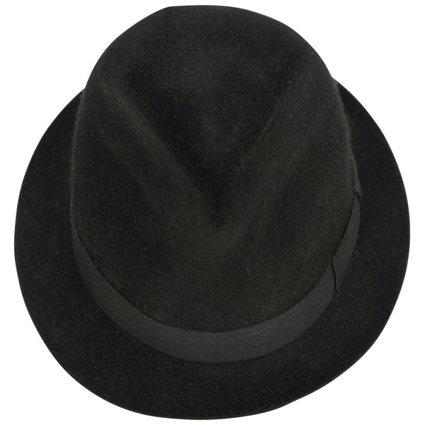 Yohji Yamamoto Borsalino Trilby Fedora Hat Water Repellent Rabbit