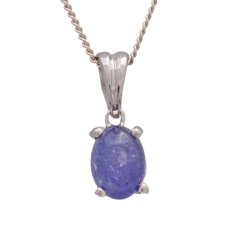 Tanzanite Birthstone Necklace