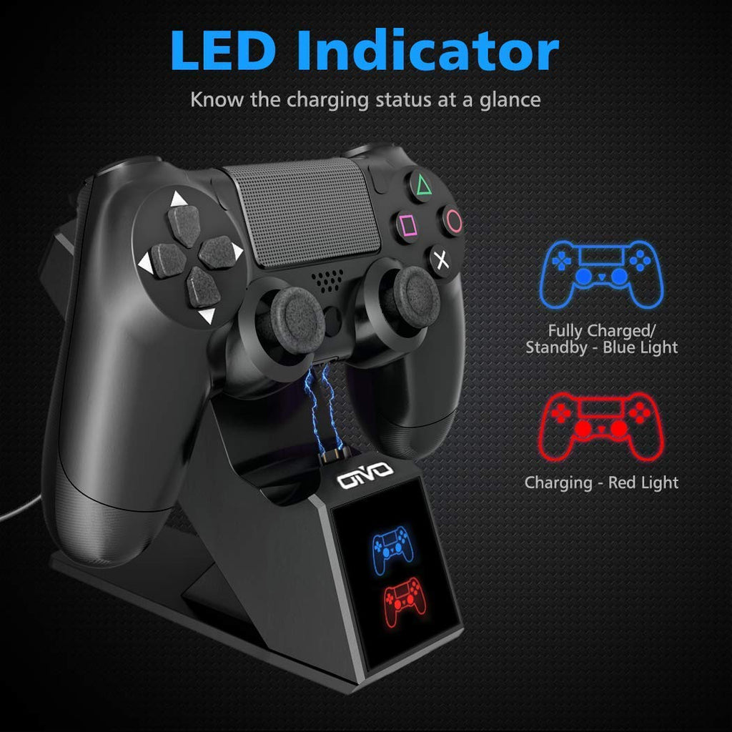 ps4 controller charging light