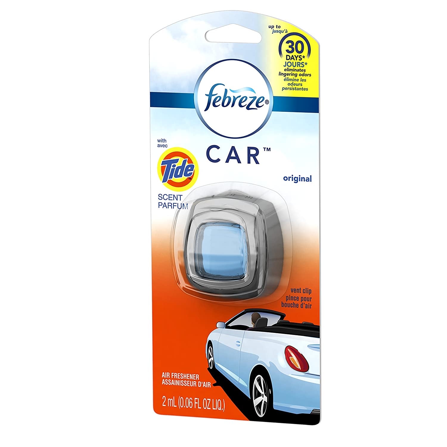Febreze Car Air Freshener 2ml with Tide Original Scent Lisa's
