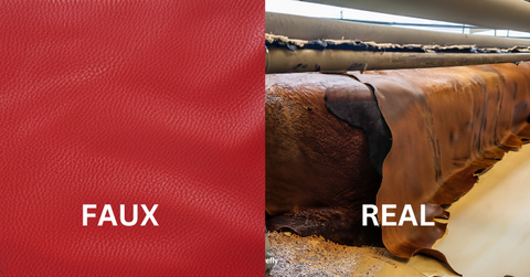 faux leather vs real leather