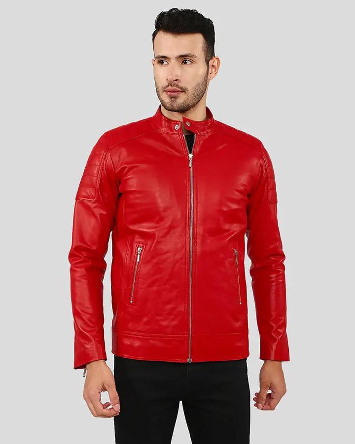 Men's Declan Racer Leather Jacket