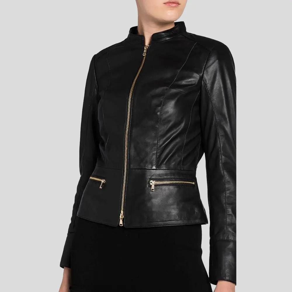 Womens Cafe Racer Leather Jackets [Flat 25% OFF/ $75 OFF] Shop Trendy ...