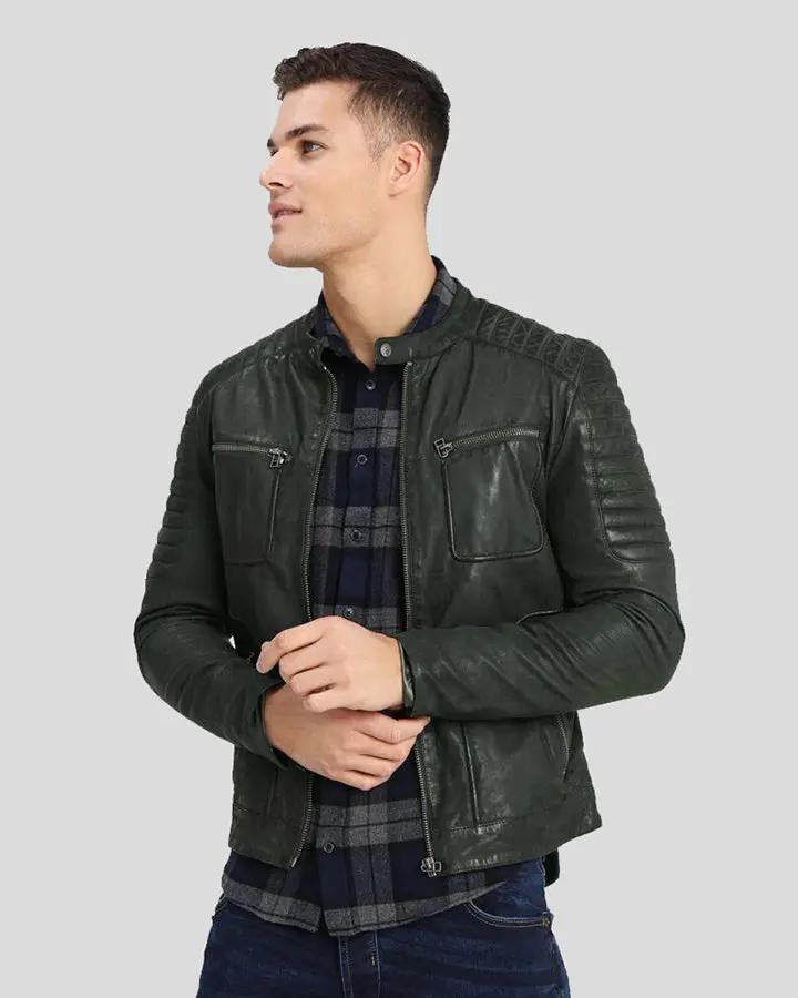 Men's Leather Racer Jackets - Buy Real Leather Café Racer Jackets for ...