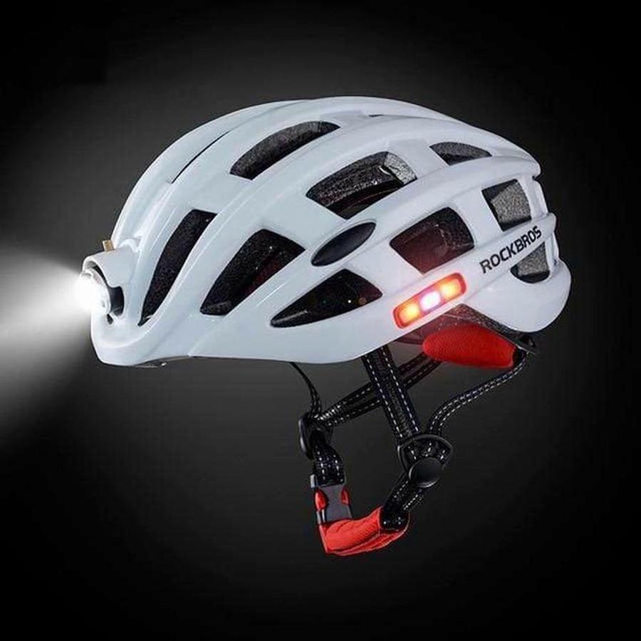 rockbros helmet with lights