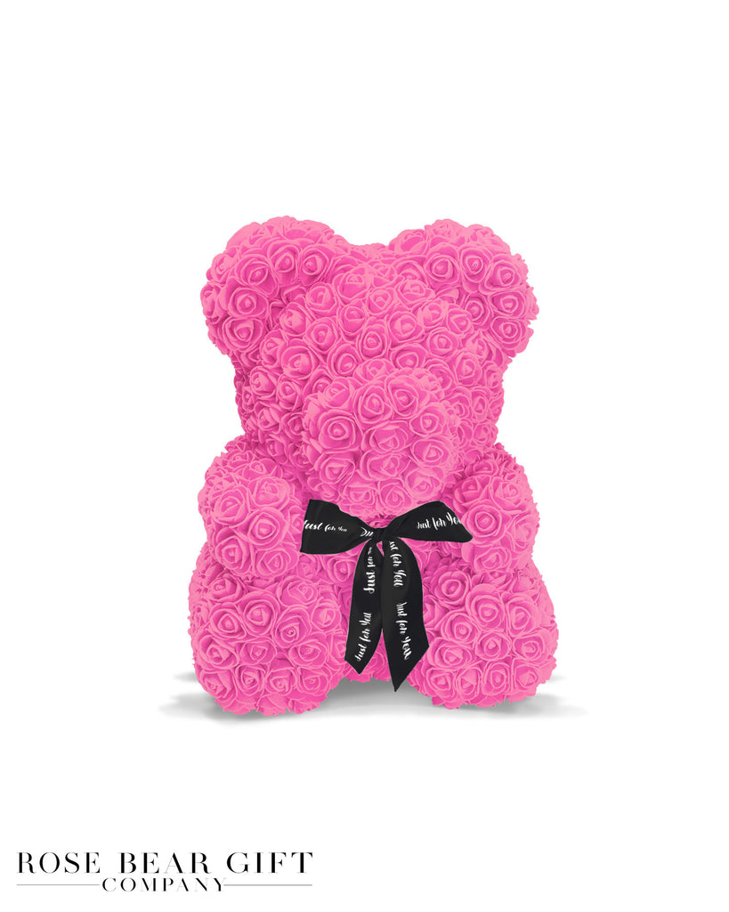 pink rose bear