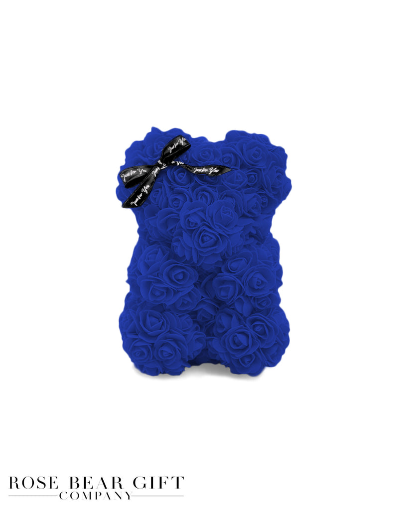 royal blue rose bear