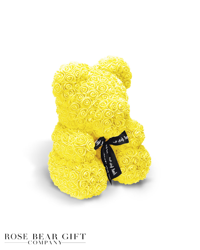 yellow rose bear