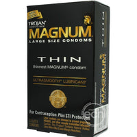 Magnum XL Lubricated Condom Logo Men's Boxer Briefs Black 