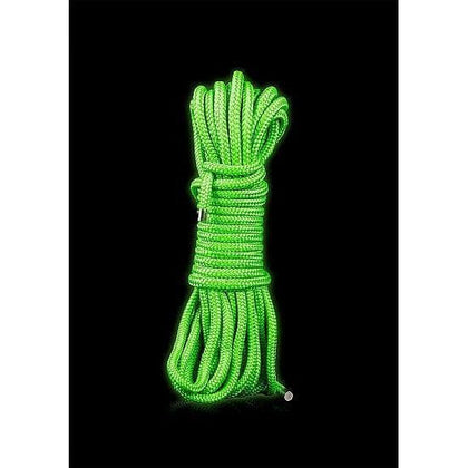 Shots Ouch! Glow in the Dark Rope 5 m/16 ft. Neon Green - Romantic