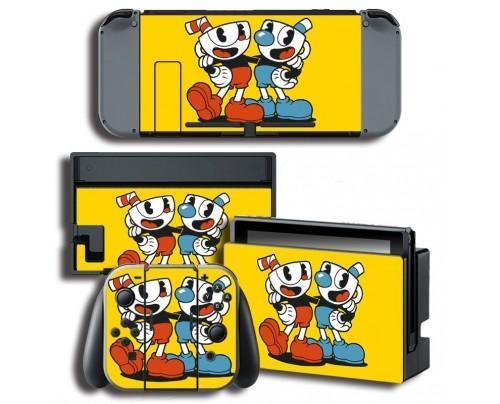 Cuphead Protective Skins Stickers Cover For Nintendo Switch Prosgifts - switch with swim suit roblox